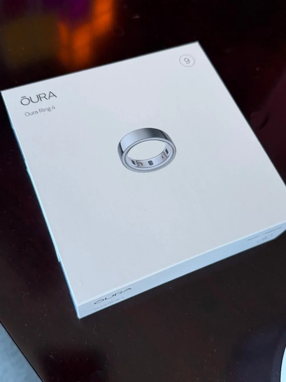 LIKE NEW IN BOX Oura Ring Gen 4 - Silver (Size 9)